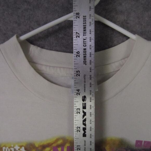 Vintage Nine Inch Nails David Bowie Shirt Mens Large 1995 Tour Made USA 90s - Picture 3 of 10